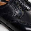 Black Pangbourne Derby Shoes