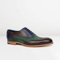Brown/Green/Blue Valiant Oxford Brogues