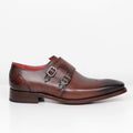 Crust Brown Hunger 'Blood' Double Monk Strap Shoes