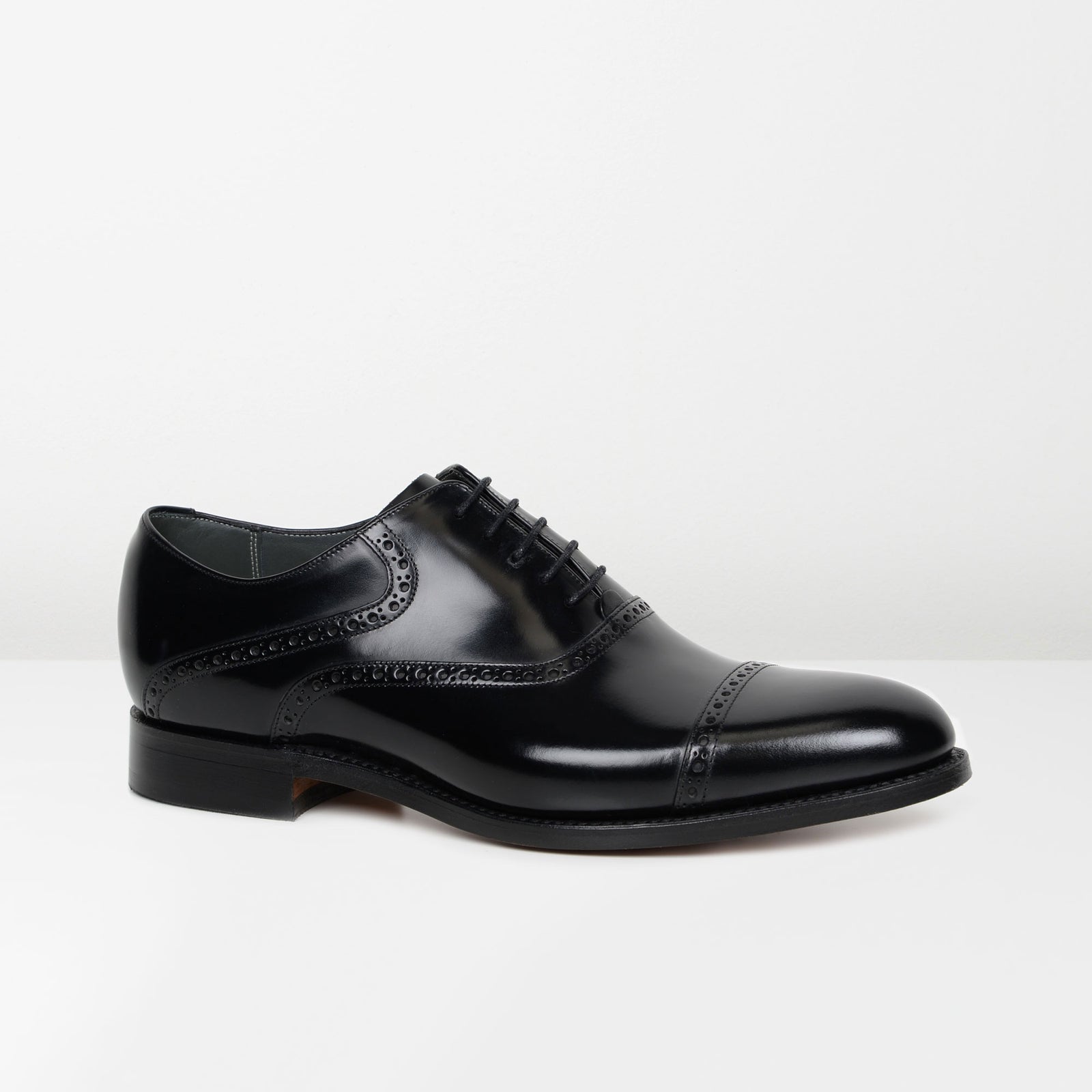 Black Wilton Oxford Shoes