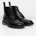 Black Stow 5634 Derby Brogue Boots